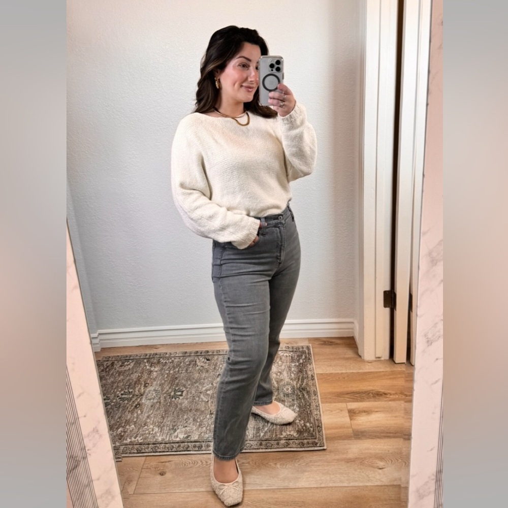 Abercrombie & Fitch Gray Straight Leg Jeans